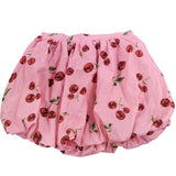 River Island Girls Pink Cherry Print Skirt UK 11-12 Years Casual Wear