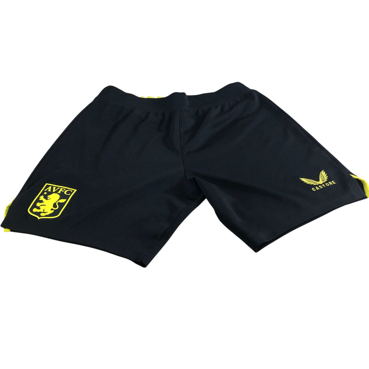 AVFC Castore Training Shorts M Men's Black Yellow Athletic Wear Sports Gear