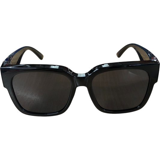 Tianyesy Polarized Sunglasses Black Square Frame UV Protection Women