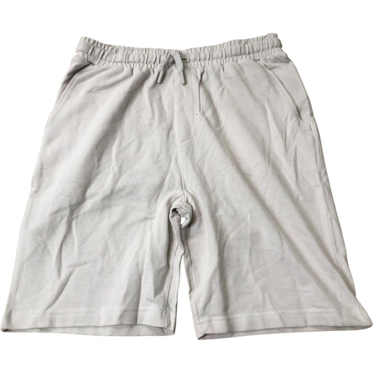 White Casual Shorts Cotton Elastic Waist 15Years Teens