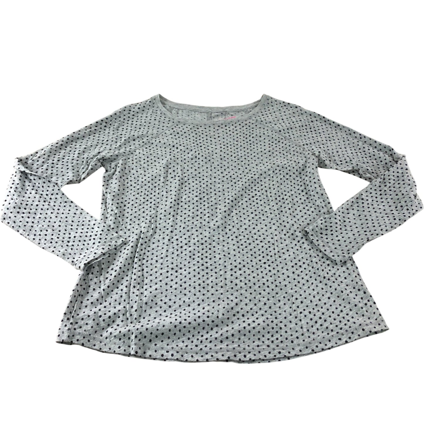 Boden Grey Lightweight Polka Dot Top UK12