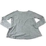 Boden Grey Lightweight Polka Dot Top UK12