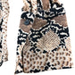 Branded Snake Print Tie Neck Blouse - Size 6