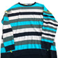 Multicolour Striped Sweater Women's UK Size 22 Medium Wool Blend