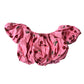 River Island Girls Pink Cherry Print Blouse UK 7-8 Years Puff Sleeves