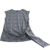 Rivers Island Check Pattern Sleeveless Top Women's