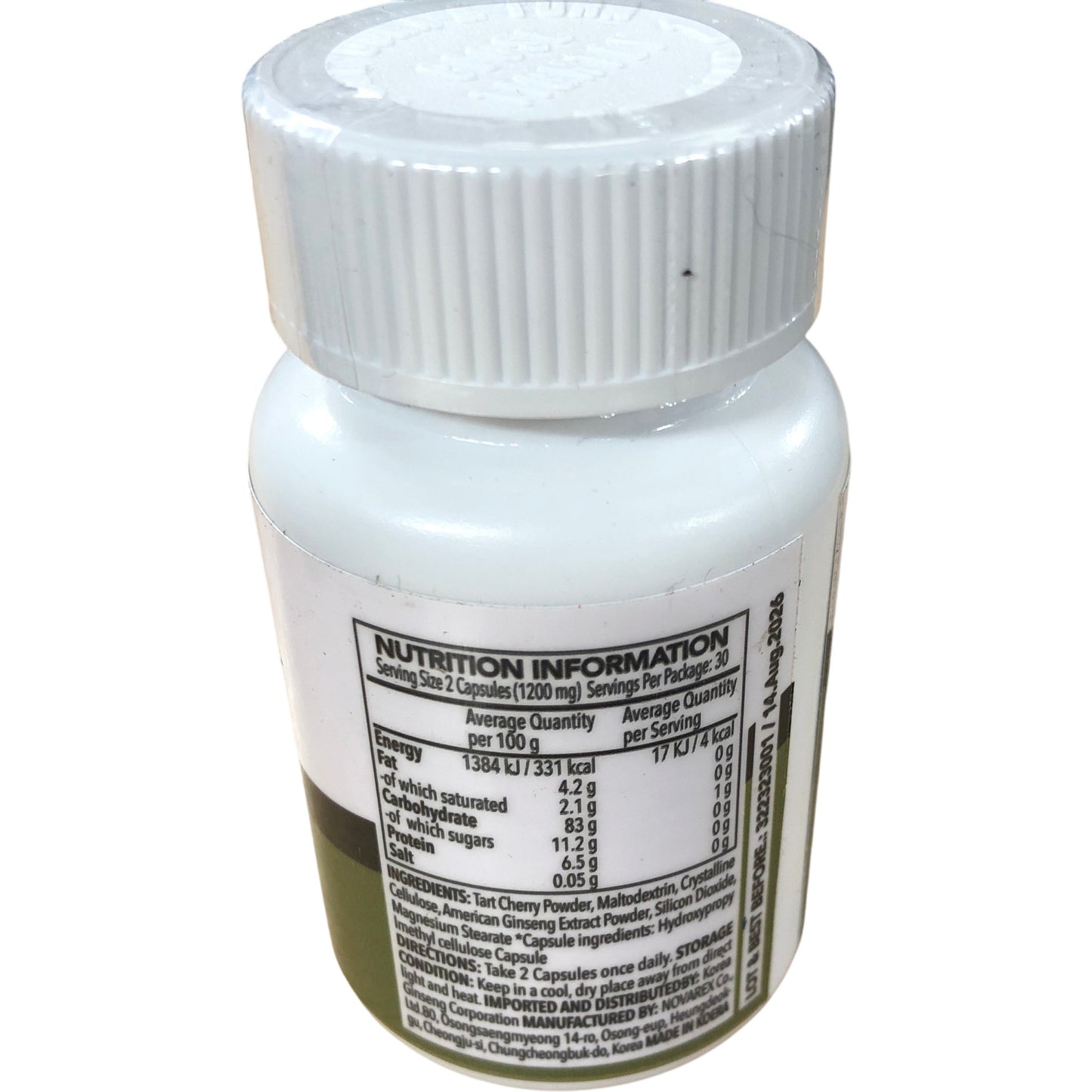 Jung Kwan Jang Muscle Support Stress Support Herbal Formula 60 Veggie Capsules