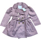 Angel's Face Perdey Trench Coat Kids Pink Ruffled 2-3 Years