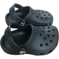 Crocs Classic Clog Kids Black Lightweight Slip On Comfortable Footwear