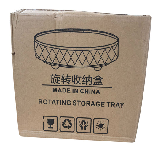 Rotating Storage Tray Multi Functional Organiser 360 Degree Clear
