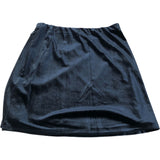 River Island Black Velvet Skirt Size 10 Women's Casual High Waisted
