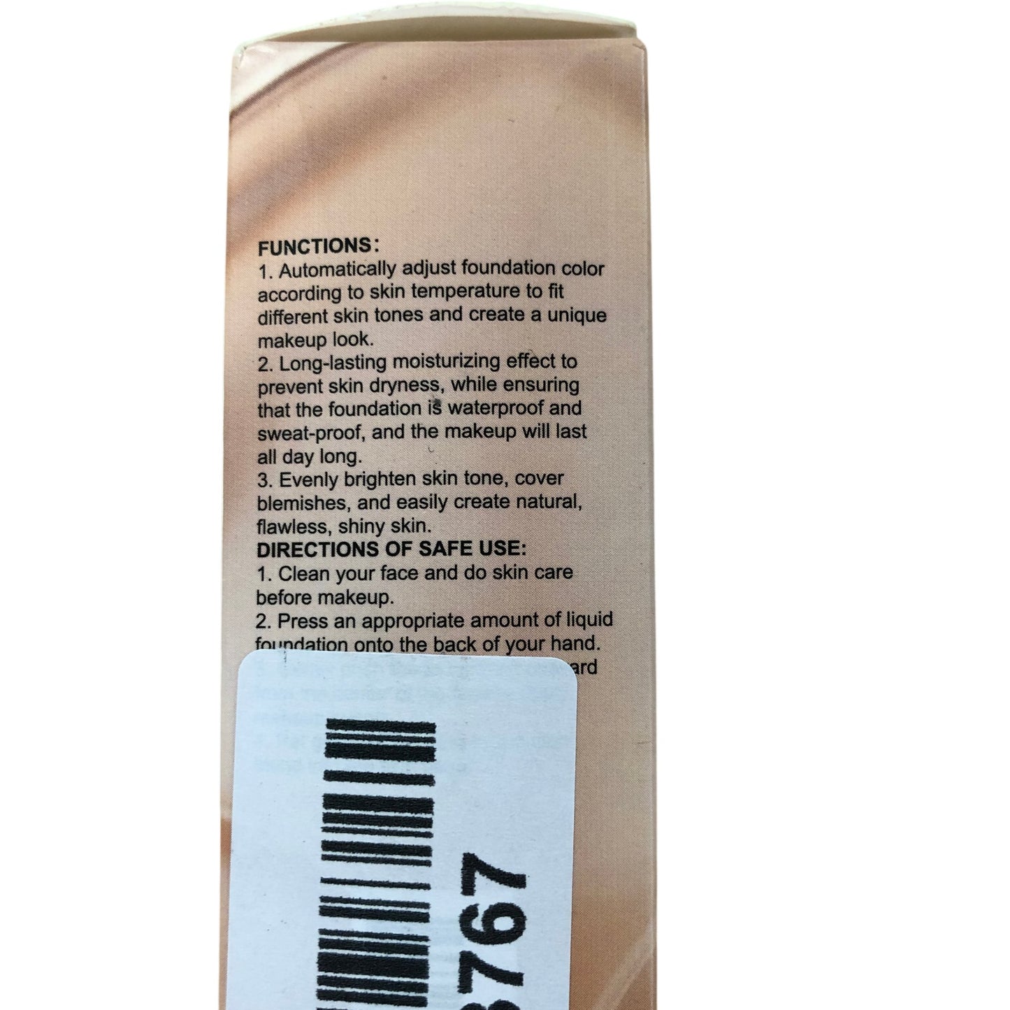 West Month Foundation Make-Up Discoloration SPF 15 All Day Flawless 30ml