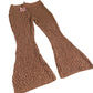 River Island Petite Trousers Women's Flared Knit Trousers Patterned