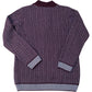 Crew Clothing Company Kids Sweater Maroon Button Up 10-11 Years