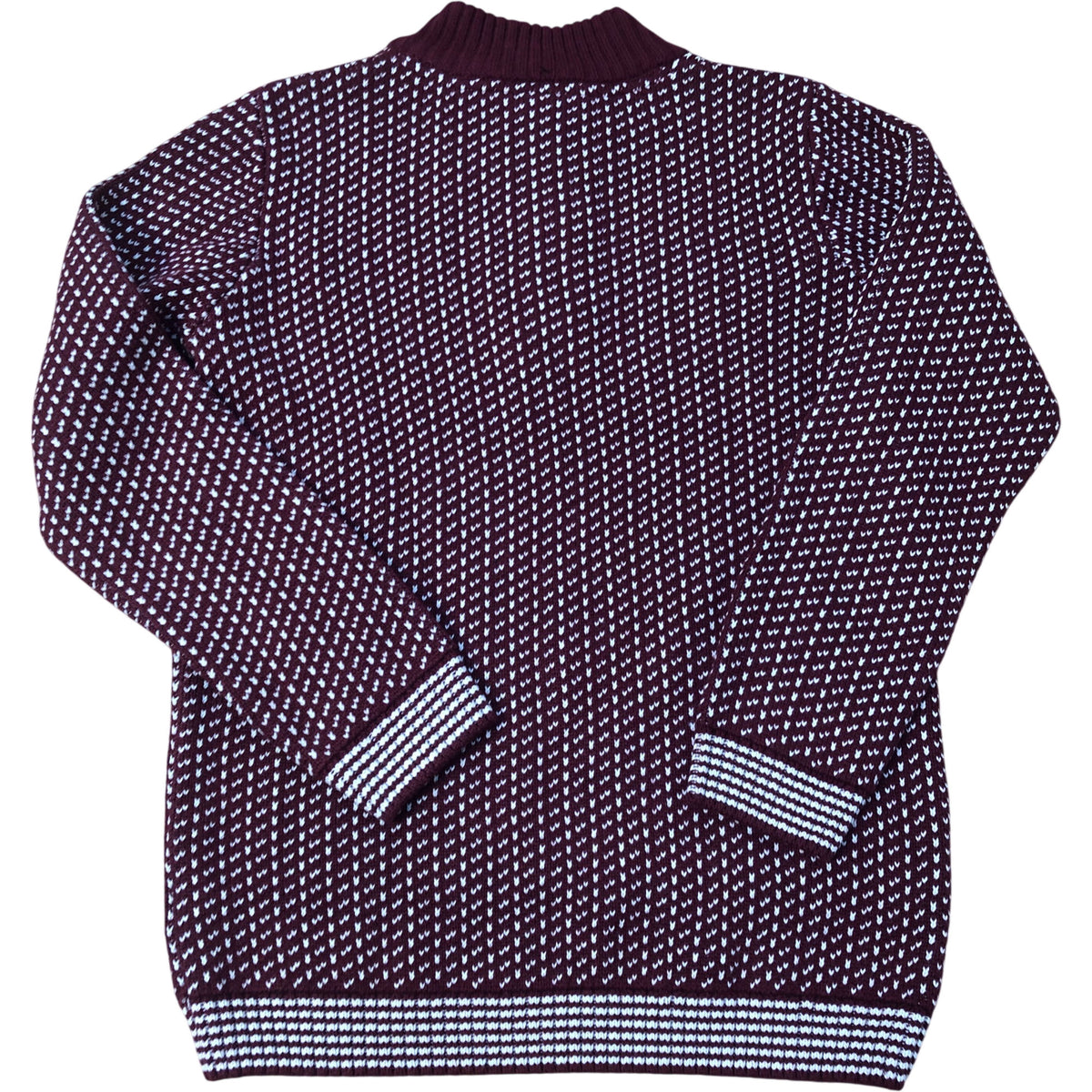 Crew Clothing Company Kids Sweater Maroon Button Up 10-11 Years