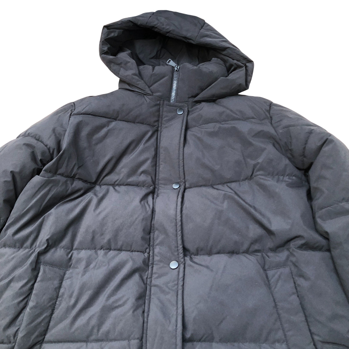 Women's Puffer Jacket Black Casual Warm Winter Coat UK16