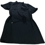 River Island Black Dress Size 8 Women's Short Sleeve Belted