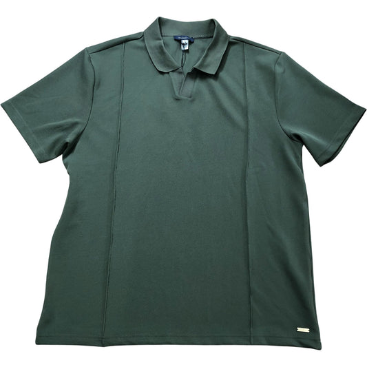 River Island Studios XL Polo Shirt Men's Short Sleeve Green Casual Wear