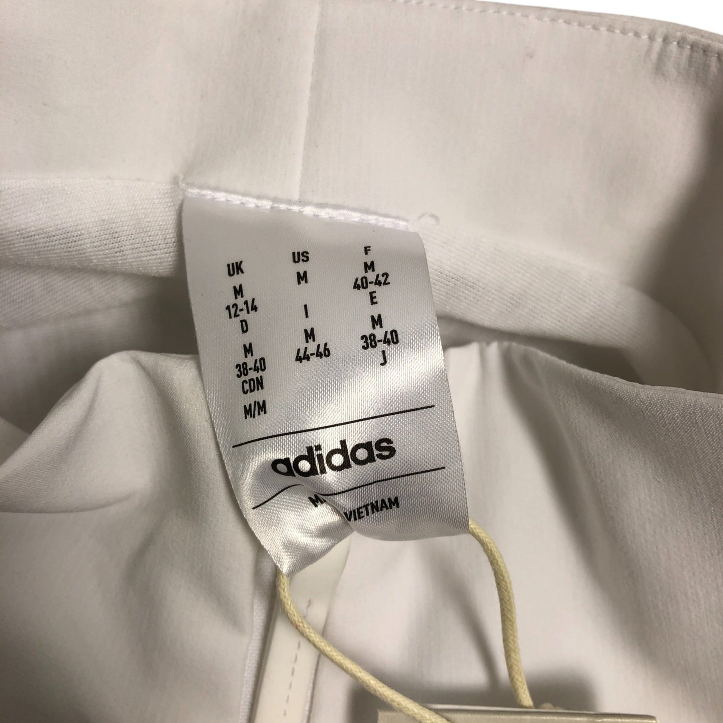 Adidas W Z.N.E Wvn Qz Women's Medium White Zip Sweatshirt Activewear