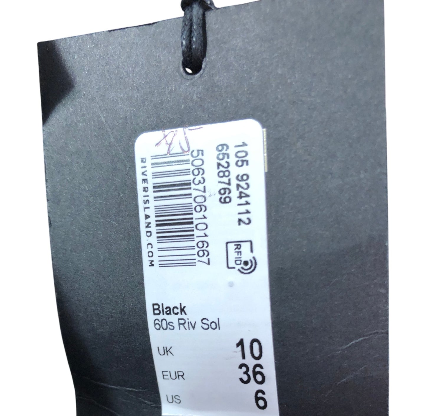 River Island Black Collared Blouse UK10 Women's Short Sleeve Cotton Top