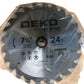 DEKO Circular Saw DKPCCSD120C1 1200W 185MM 4800RPM Cutting Tool Power Saw