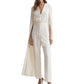 Ivory Cape Sleeve V Neck Jumpsuit UK8 Women's