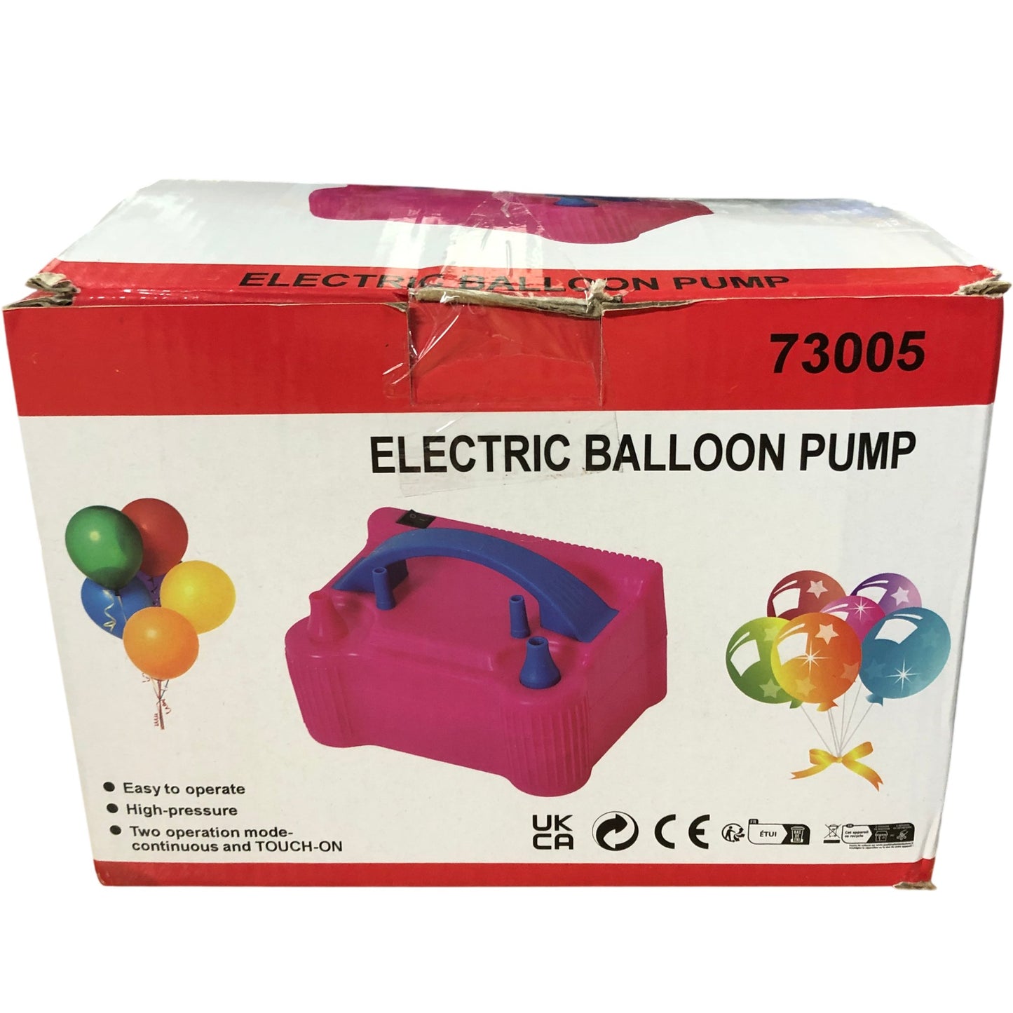Electric Balloon Pump High Pressure Easy To Operate Model 73005 Purple