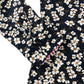 Crew Clothing Company Floral Shirt UK6 Women's Cotton Long Sleeve Navy