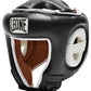 LEONE CS410 Medium Black Velcro Headgear Boxing Protective Gear