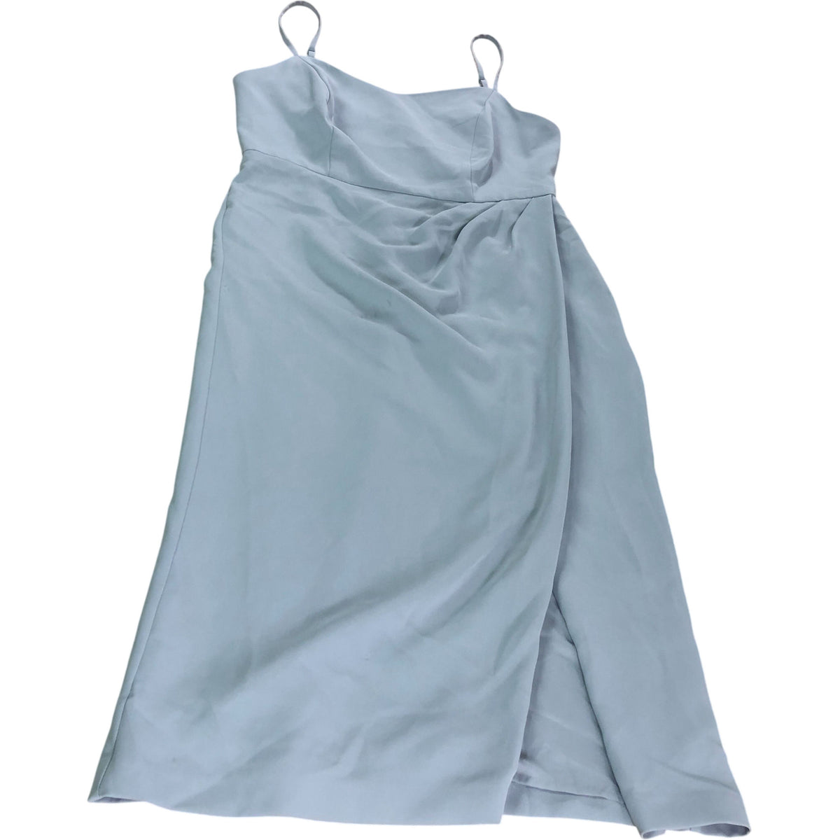 UK14 Women's Light Blue Midi Dress Adjustable Straps