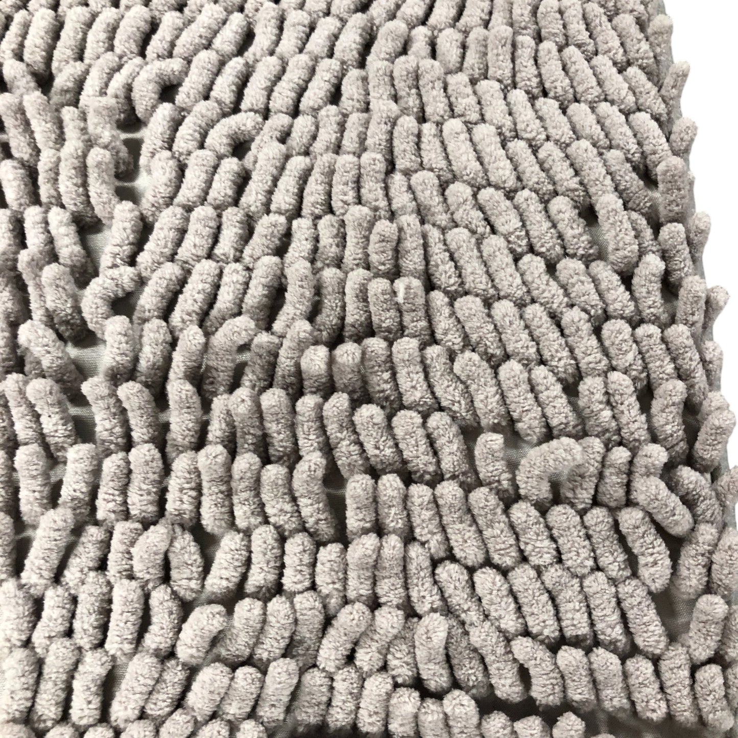 Luxurious Soft Bath Mat 20x32 Grey Shaggy Non Slip Bathroom Rug 100% Polyester