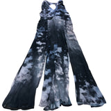 Branded Tie Dye Split Hem Maxi Dress - Size 10