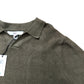 River Island Men's Green Polo Shirt Size M Comfortable Cotton Knitted