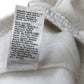River Island Women's White Sports Shorts Size L With Drawstring and Side Detail
