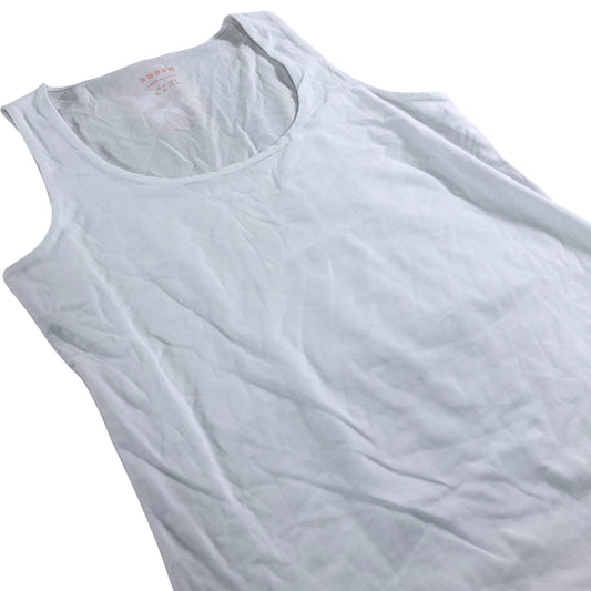 Boden Women's White Classic Tank Top Casual Wear UK12