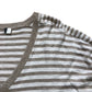 Natural Stripe V-Necked Jumper Size M