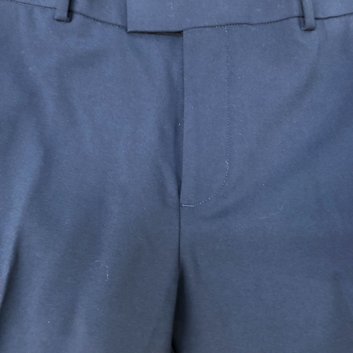 River Island Formal Trousers Size 34 Men's Straight Leg Black Polyester