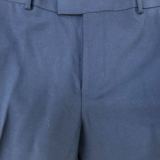 River Island Formal Trousers Size 34 Men's Straight Leg Black Polyester