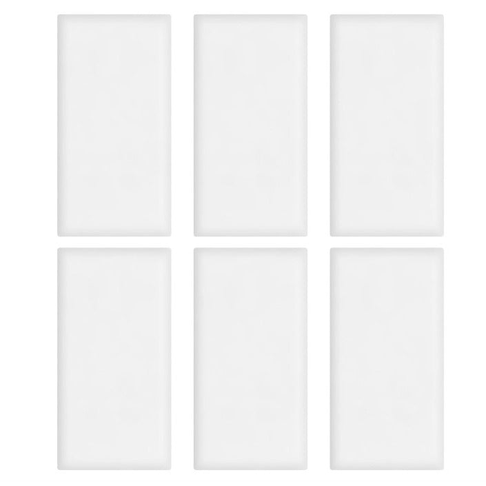 Packool 6PCS Anti Collision Bedroom Adboard Panels Set New White