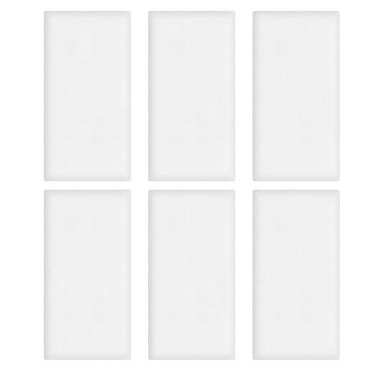 Packool 6PCS Anti Collision Bedroom Adboard Panels Set New White