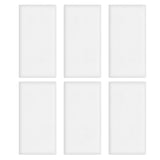 Packool 6PCS Anti Collision Bedroom Adboard Panels Set New White