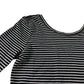 Black Striped Ballet T-Shirt - Size 10