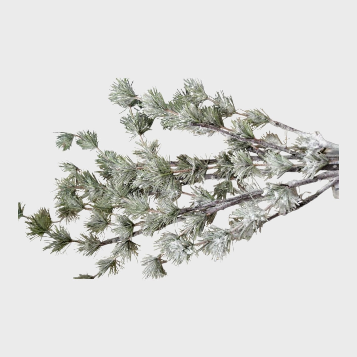 Branded Artificial Frosted Pine Pre-Lit Twig Branch Decorative Christmas Décor