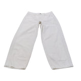 Premium White Denim Jeans UK12 Women's Casual Everyday Wear Cotton