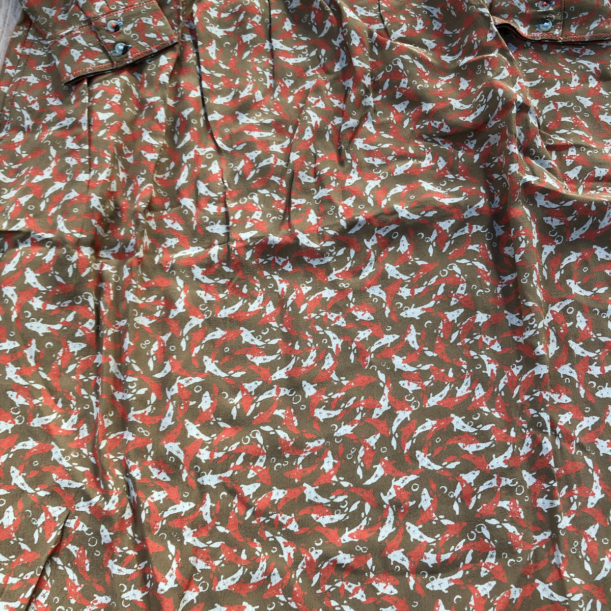 Long Sleeve Dress UK10 Women's Viscose Brown Floral Print