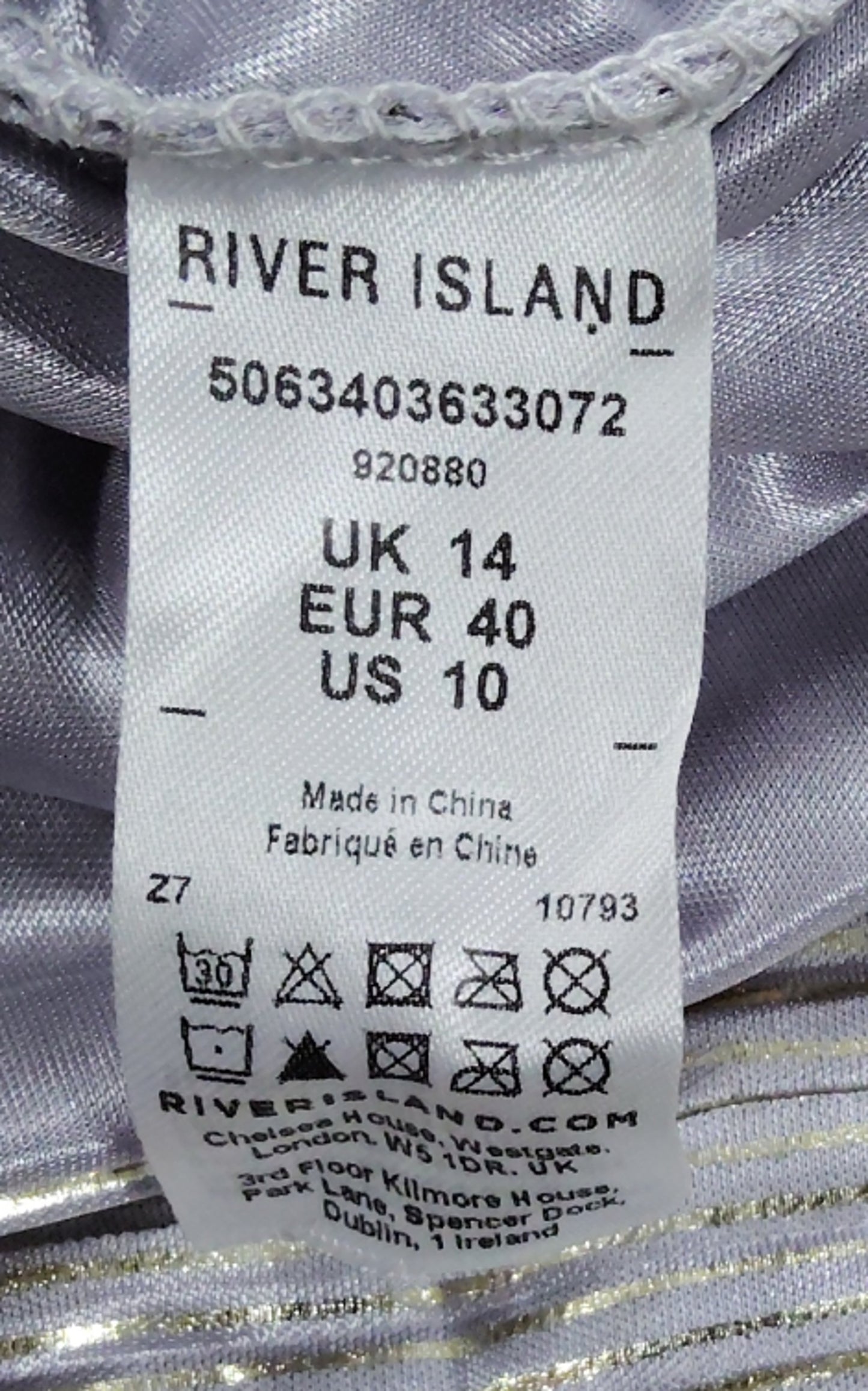 River Island Pleated Crop Top UK14 Women's Shiny Silver Festival Style