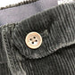 Brook Taverner Corduroy Trousers W29.5" Men's Black Smart Casual Slim Fit