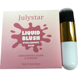 Julystar Liquid Blush Set 3 Pack Hyaluronic Acid Blush And Contour Makeup