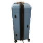 Antler Logo Gloss Stripe Suitcase Hardshell 4 Wheel Spinner Blue 78cm Expandable