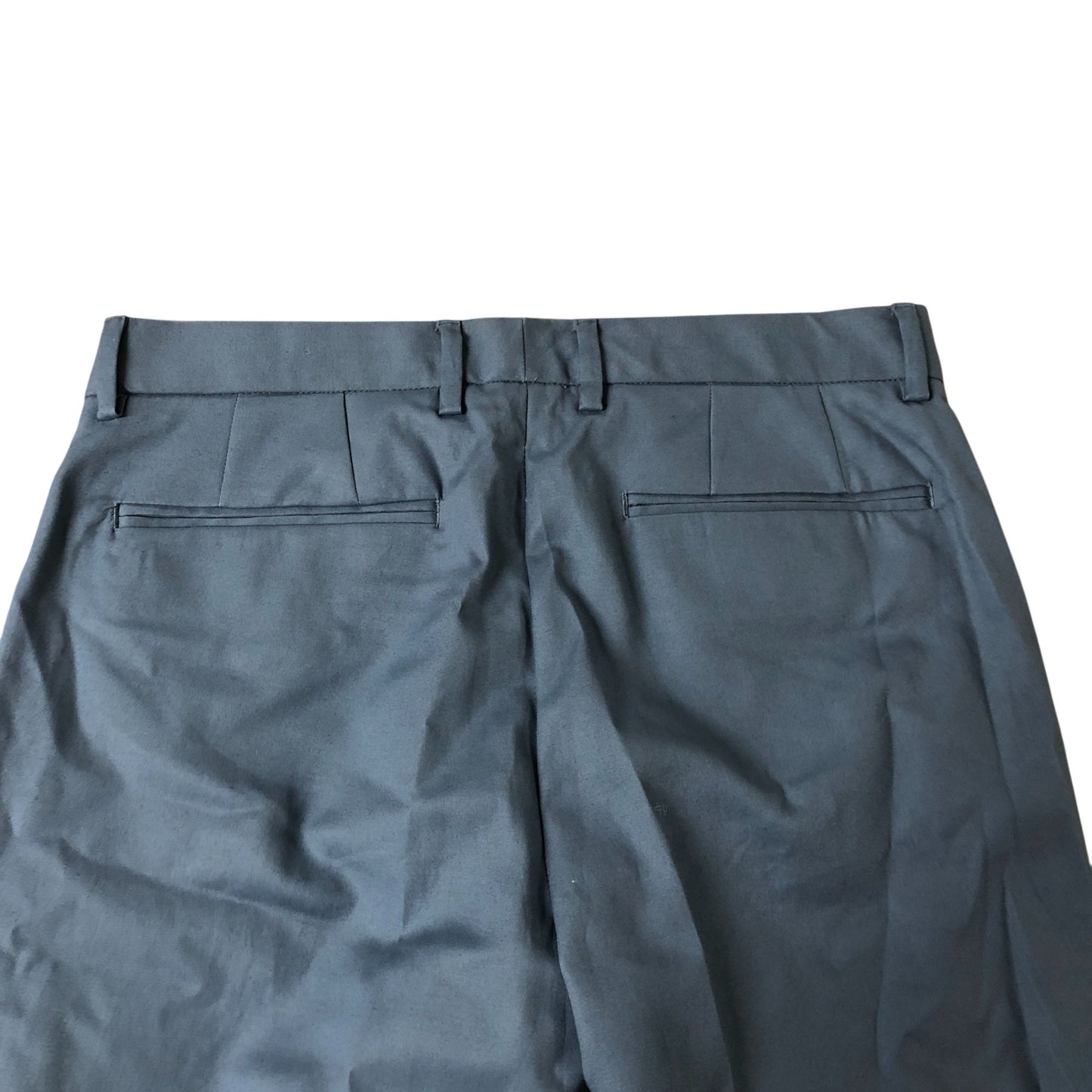 River Island 30R Men's Trousers Slim Fit Cotton Blend Blue Smart Casual